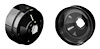 BLTFM-CAMRS70-73-B-1157DREV-SWB Billet Front Parking Lamps w/Revive 1157 Switchback LED, 1970-1973 Chevy Camaro RS [Black]