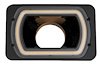 BLT-AIR-46-B-HDRSWB Billet Air Intake w/HDR Switchback Halo, 4 in. x 6 in. [Black]