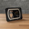 BLT-AIR-46-B-HDRSWB Billet Air Intake w/HDR Switchback Halo, 4 in. x 6 in. [Black] - image 2