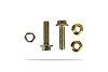 PED-4306 Fastener Kit, Front Strut Lower, Pontiac GTO/G8 2004-2009 - image 1