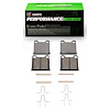 Performance Sport Brake Pads & Hardware Kit, 1967-1991 Mercedes-Benz, Position: Rear - image 1