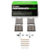 Performance Sport Brake Pads & Hardware Kit, 1967-1991 Mercedes-Benz, Position: Rear - image 1