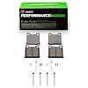 Performance Sport Brake Pads & Hardware Kit, 1961-1991 Fits Multiple Makes/Models, Position: Front & Rear