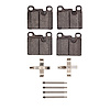 Performance Sport Brake Pads & Hardware Kit, 1984-1989 Audi/Porsche/Volkswagen, Position: Rear - image 1