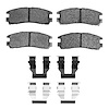 Performance Sport Brake Pads & Hardware Kit, 1992-2012 Fits Multiple Makes/Models, Position: Rear - image 1