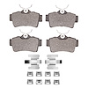 Performance Sport Brake Pads & Hardware Kit, 1994-2004 Ford/Lincoln/Mercury/Mazda, Position: Rear - image 1