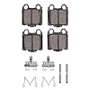 Performance Sport Brake Pads & Hardware Kit, 1998-2010 Lexus/Toyota/Scion, Position: Rear - image 1