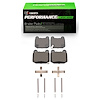 Performance Sport Brake Pads & Hardware Kit, 2003-2020 Fits Multiple Makes/Models, Position: Rear - image 1