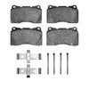 Performance Sport Brake Pads & Hardware Kit, 2005-2006 Ford/Lincoln/Mercury/Mazda, Position: Front - image 2
