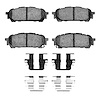 Performance Sport Brake Pads & Hardware Kit, 2003-2008 Fits Multiple Makes/Models, Position: Rear - image 1