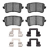 Performance Sport Brake Pads & Hardware Kit, 2008-2017 Audi/Porsche/Volkswagen, Position: Rear - image 1