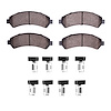Super-Duty Brake Pads & Hardware Kit, 1997-2005 GM, Position: Front - image 1