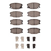 Super-Duty Brake Pads & Hardware Kit, 1995-2005 Mitsubishi Fuso, Position: Front & Rear - image 1