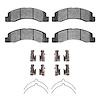 Super-Duty Brake Pads & Hardware Kit, 1999-2005 Ford/Lincoln/Mercury/Mazda, Position: Front - image 1
