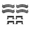 Super-Duty Brake Pads & Hardware Kit, 1999-2020 GM, Position: Front - image 1