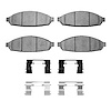 Super-Duty Brake Pads & Hardware Kit, 2003-2011 Ford/Lincoln/Mercury/Mazda, Position: Front - image 1