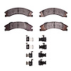 Super-Duty Brake Pads & Hardware Kit, Fits Select Ford/Lincoln/Mercury/Mazda, Position: Rear - image 1