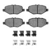 Super-Duty Brake Pads & Hardware Kit, 2013-2019 Ford/Lincoln/Mercury/Mazda, Position: Rear - image 2