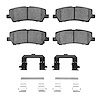 Super-Duty Brake Pads & Hardware Kit, Fits Select Ford/Lincoln/Mercury/Mazda, Position: Rear - image 1