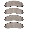 Super-Duty Brake Pads, Fits Select Mopar, Position: Front