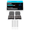 Ceramic Brake Pads & Hardware Kit, 1968-1983 Fits Multiple Makes/Models, Position: Rear - image 1