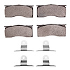 Ceramic Brake Pads & Hardware Kit, 1964-1972 Fits Multiple Makes/Models, Position: Front - image 1