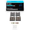 Ceramic Brake Pads & Hardware Kit, 1969-1983 Audi/Porsche/Volkswagen, Position: Rear - image 1