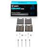 Ceramic Brake Pads & Hardware Kit, 1961-1991 Fits Multiple Makes/Models, Position: Front & Rear