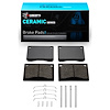 Ceramic Brake Pads & Hardware Kit, 1976-1993 Volvo, Position: Front - image 1