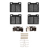 Ceramic Brake Pads & Hardware Kit, 1971-1973 Mopar, Position: Front - image 1