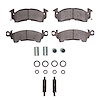 Ceramic Brake Pads & Hardware Kit, 1967-1973 GM, Position: Front - image 1