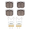 Ceramic Brake Pads & Hardware Kit, 1969-1983 Fits Multiple Makes/Models, Position: Front