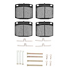Ceramic Brake Pads & Hardware Kit, 1974-1982 Fits Multiple Makes/Models, Position: Front - image 1
