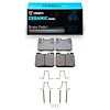 Ceramic Brake Pads & Hardware Kit, 1973-1979 Mercedes-Benz, Position: Front - image 1
