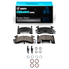 Ceramic Brake Pads & Hardware Kit, 1978-2003 GM, Position: Front - image 1