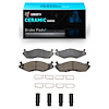 Ceramic Brake Pads & Hardware Kit, 1982-1992 Mopar, Position: Front - image 1