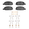 Ceramic Brake Pads & Hardware Kit, 1976-1982 Acura/Honda, Position: Front - image 1