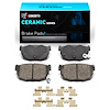 Ceramic Brake Pads & Hardware Kit, 1981-1998 Infiniti/Nissan, Position: Rear - image 1