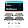 Ceramic Brake Pads & Hardware Kit, 1984-2000 Acura/Honda, Position: Front - image 1