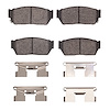 Ceramic Brake Pads & Hardware Kit, 1982-1987 Acura/Honda, Position: Front - image 1