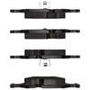 Ceramic Brake Pads, 1981-1991 BMW, Position: Rear - image 4