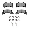 Ceramic Brake Pads & Hardware Kit, 1980-1989 GM, Position: Front - image 1