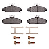 Ceramic Brake Pads & Hardware Kit, 1984-1987 GM, Position: Front - image 1