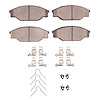 Ceramic Brake Pads & Hardware Kit, 1985-1993 Lexus/Toyota/Scion, Position: Front - image 1