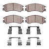 Ceramic Brake Pads & Hardware Kit, 1988-1991 Subaru, Position: Front - image 1