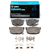 Ceramic Brake Pads & Hardware Kit, 1984-1984 Infiniti/Nissan, Position: Rear - image 1