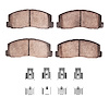 Ceramic Brake Pads & Hardware Kit, 1983-1986 Fits Multiple Makes/Models, Position: Front - image 1