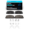 Ceramic Brake Pads & Hardware Kit, 1984-2005 Ford/Lincoln/Mercury/Mazda, Position: Rear - image 1