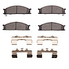 Ceramic Brake Pads & Hardware Kit, 1985-2015 Fits Multiple Makes/Models, Position: Front - image 1