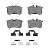 Ceramic Brake Pads & Hardware Kit, 1999-2015 Audi/Porsche/Volkswagen, Position: Rear - image 1